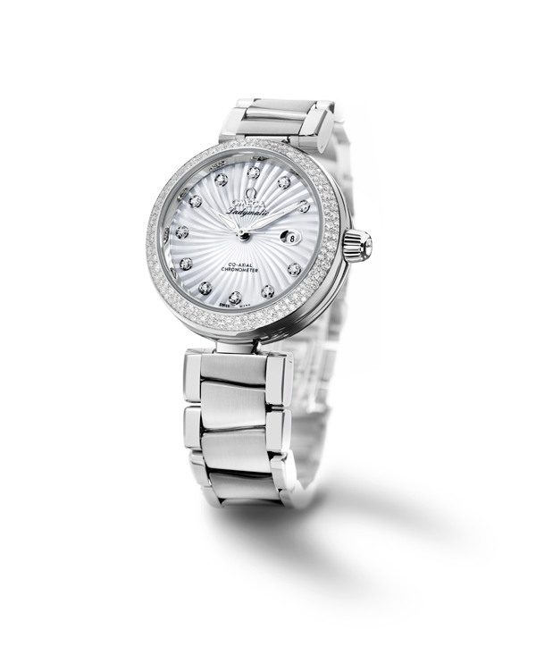 replica stainless steel case Omega Ladymatic