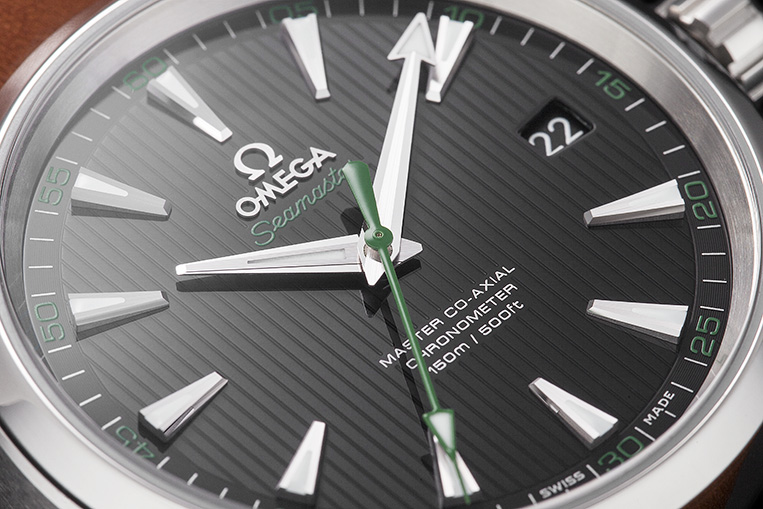 GREEN POINTER COPY OMEGA AQUA TERRA MASTER CO-AXIAL